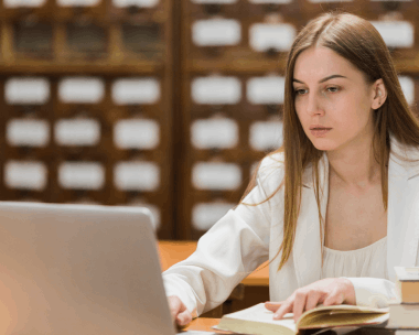 A student using Academic translation services in Illinois for college and university academic records.