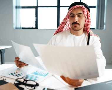 An Illinois resident submits a birth certificate for Arabic translation services, receiving an individual.