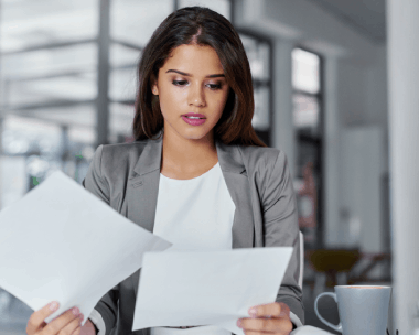 A project manager tags healthcare, legal, and marketing files for Translation Services in Cicero across industries.