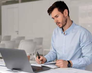 Customer using Certified translation services ensuring secure handling of confidential legal and medical documents. 